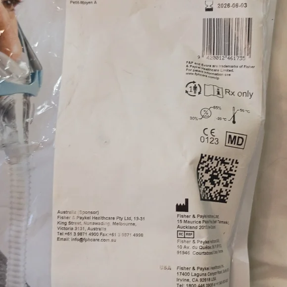 Headgear F&P Evora Full Face CPAP Mask Small-Medium NEW - Picture 5 of 6